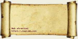 Jasminka Erić vizit kartica